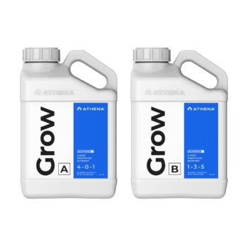 Athena Blended Grow A&B - 2 Part Vegetative Nutrient, Balanced Formula for Vigorous Plant Growth and Non-Flowering Plants | Vegetative Hydroponics Nutrient Solution – 1 Gallon |...