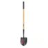 47 in. L Wood Handle Carbon Steel Digging Shovel with Grip