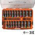 Klein Tools KNECT Deep-Well 3/8 Inch Drive Socket Set, SAE and Metric, 23 Pieces