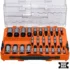 Klein Tools MODbox Knurled Hex Bit Socket Set, SAE and Metric, 32 Pieces
