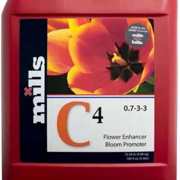 Mills Nutrients C4 (0.7-3-3) – 5L Bloom Accelerator for Flower Development