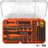 Klein Tools KNECT Pass-Through and Impact Socket Set SAE and Metric 33 Pieces