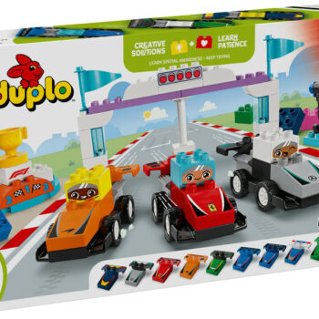 LEGO® DUPLO® F1® Team Race Cars & Drivers